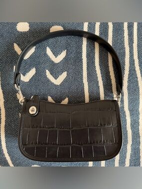 RARE Coach Swinger 20 Croc Embossed